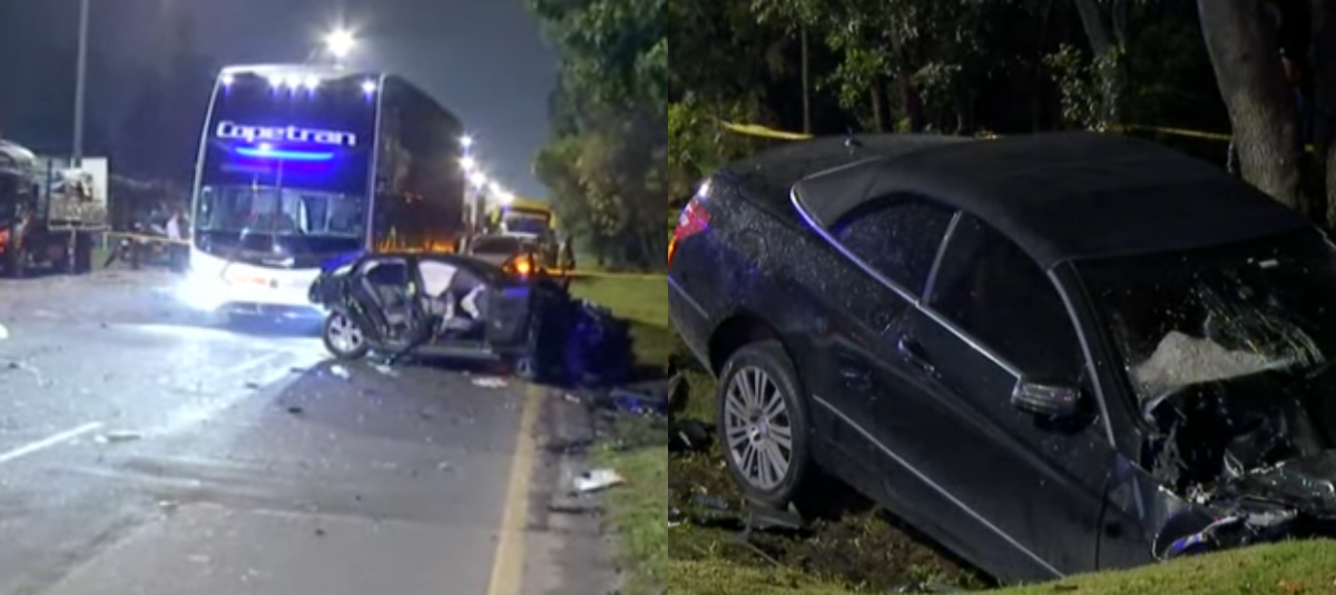 Grave accidente de tránsito en Bogotá.