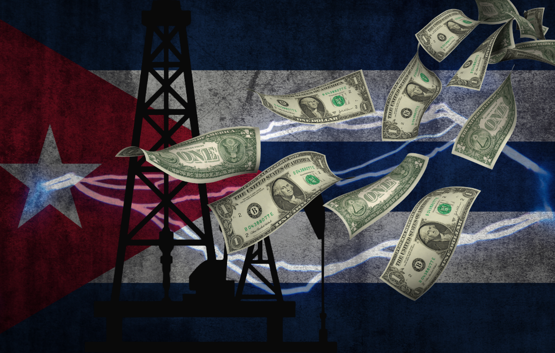 Collage Cuba / Petróleo / Crisis energética