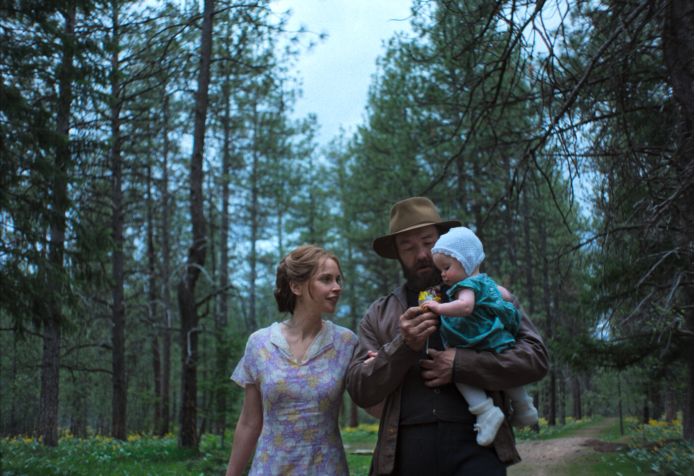 Film 'Train Dreams', avec Felicity Jones et Joel Edgerton.