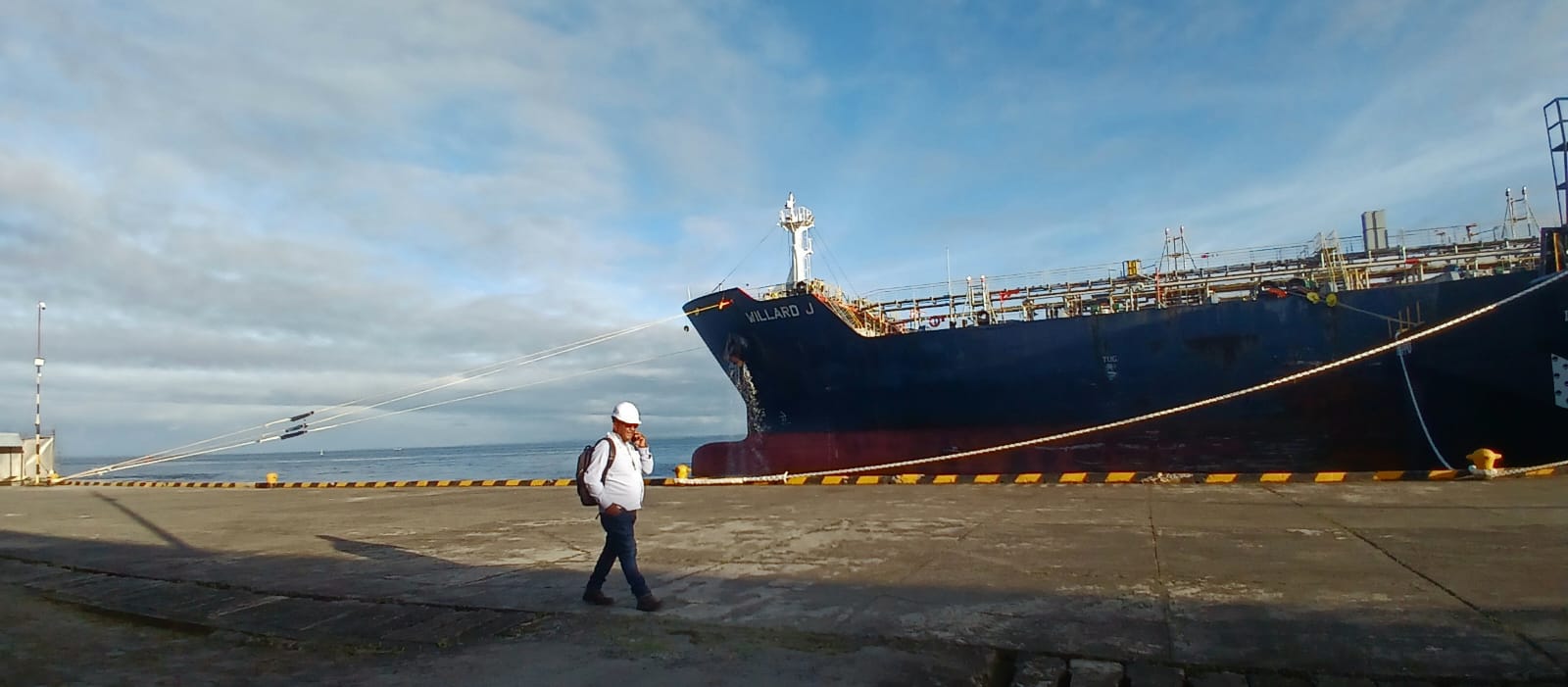 El buque más grande que ha arribado a Nariño es el Willard J, de Estados Unidos.