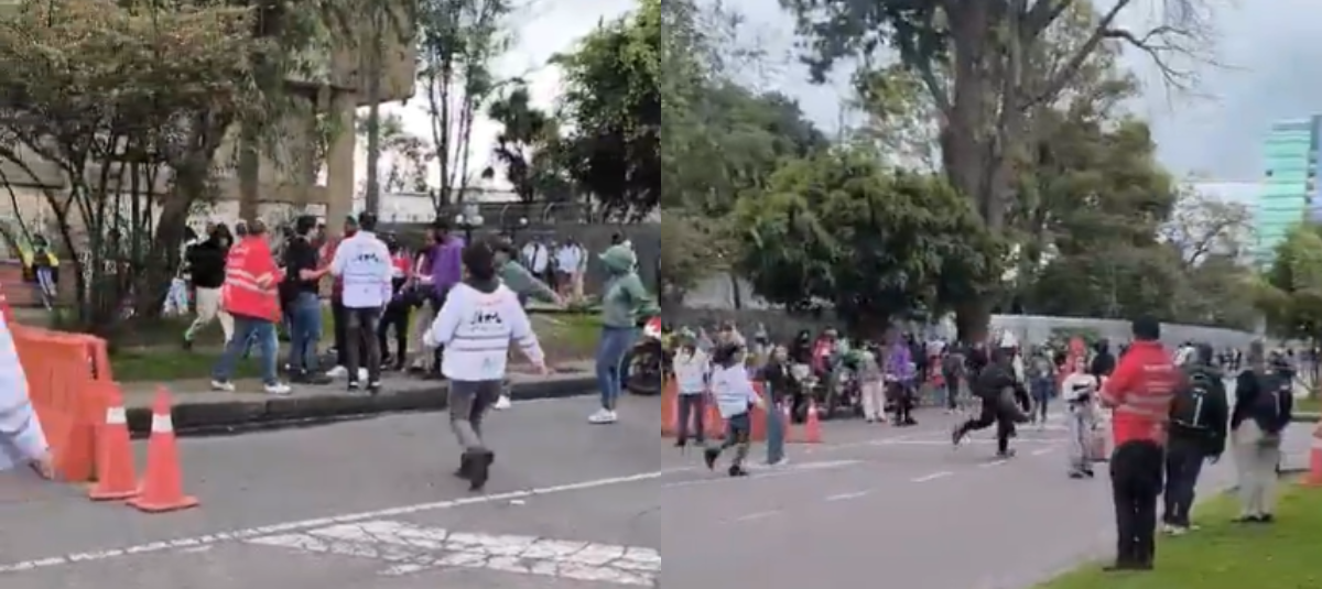Manifestaciones en Bogotá.