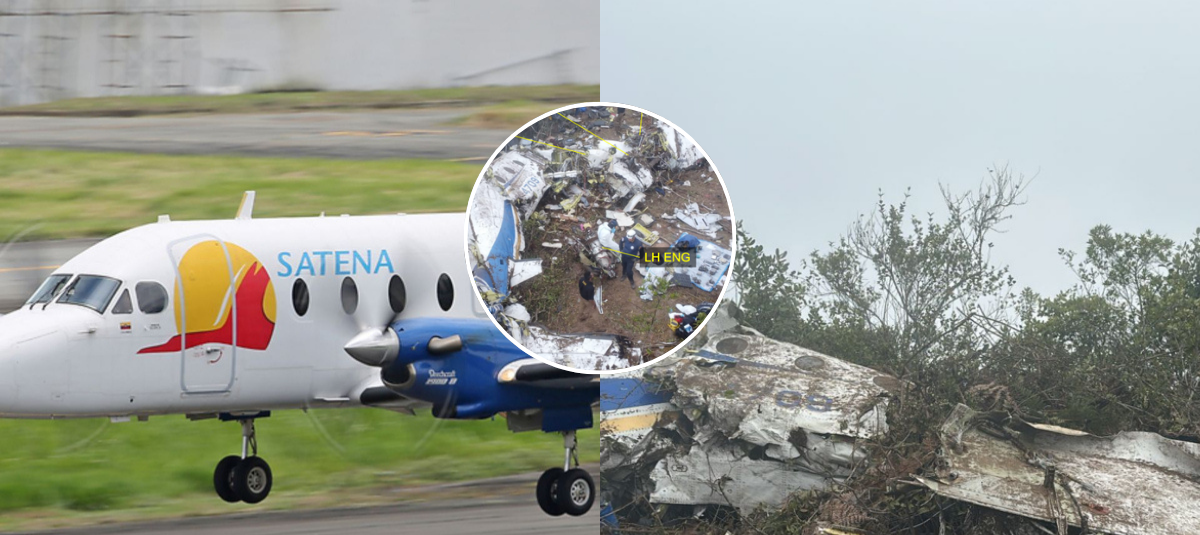 Las imágenes inéditas del accidente de avión de Satena en el que murieron 15 personas que reveló informe de Aerocivil