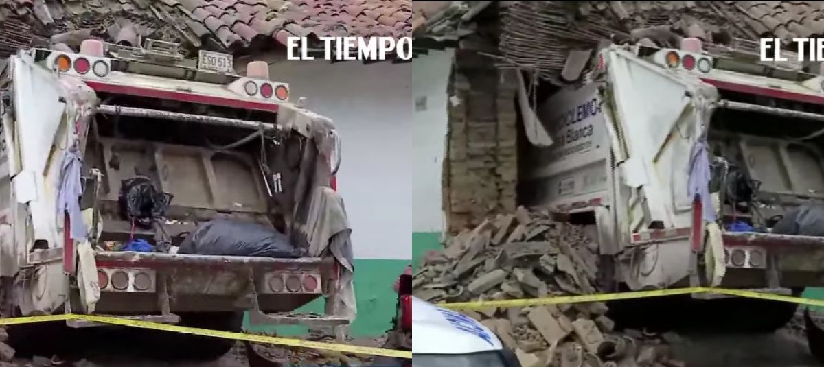 Accident în centrul orașului Bogota