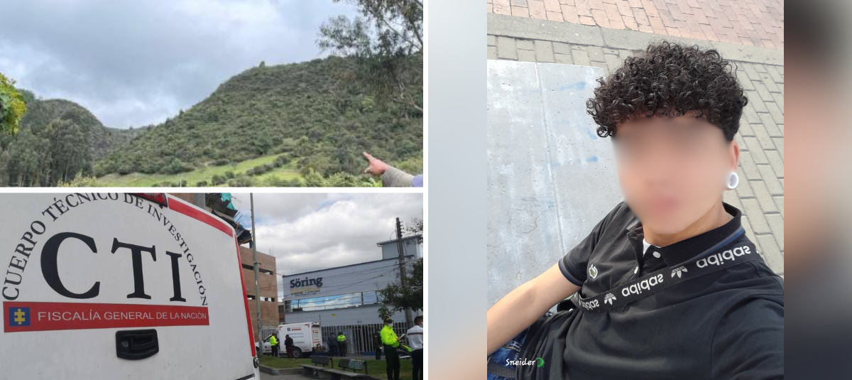 Cristian Martín Martín, de 16 años, fue encontrado muerto en zona rural de Gachancipá.