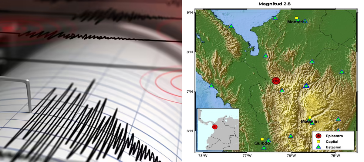 Temblor madrugada miércoles 18