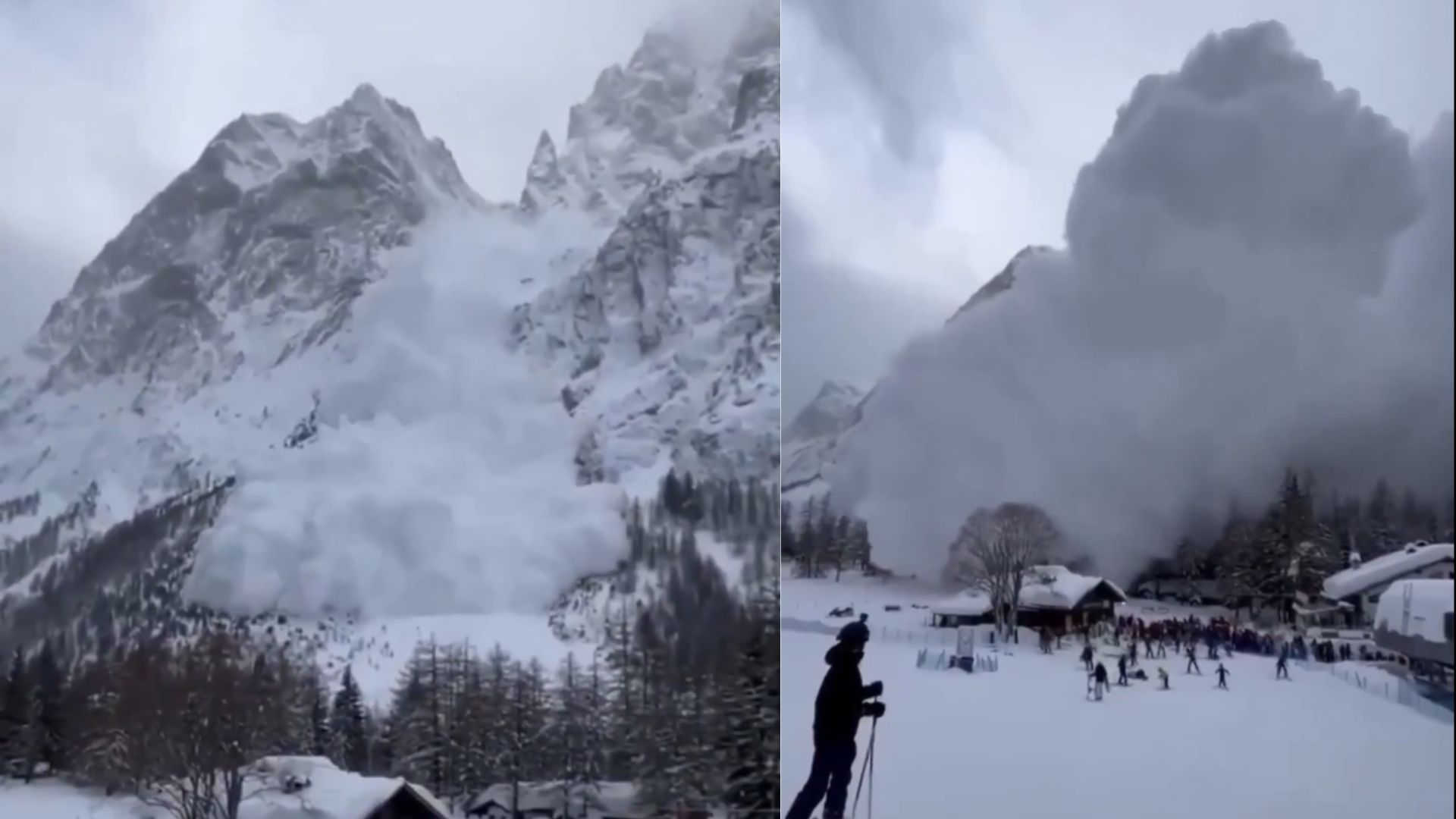 Avalanchas en Alpes Europeos.