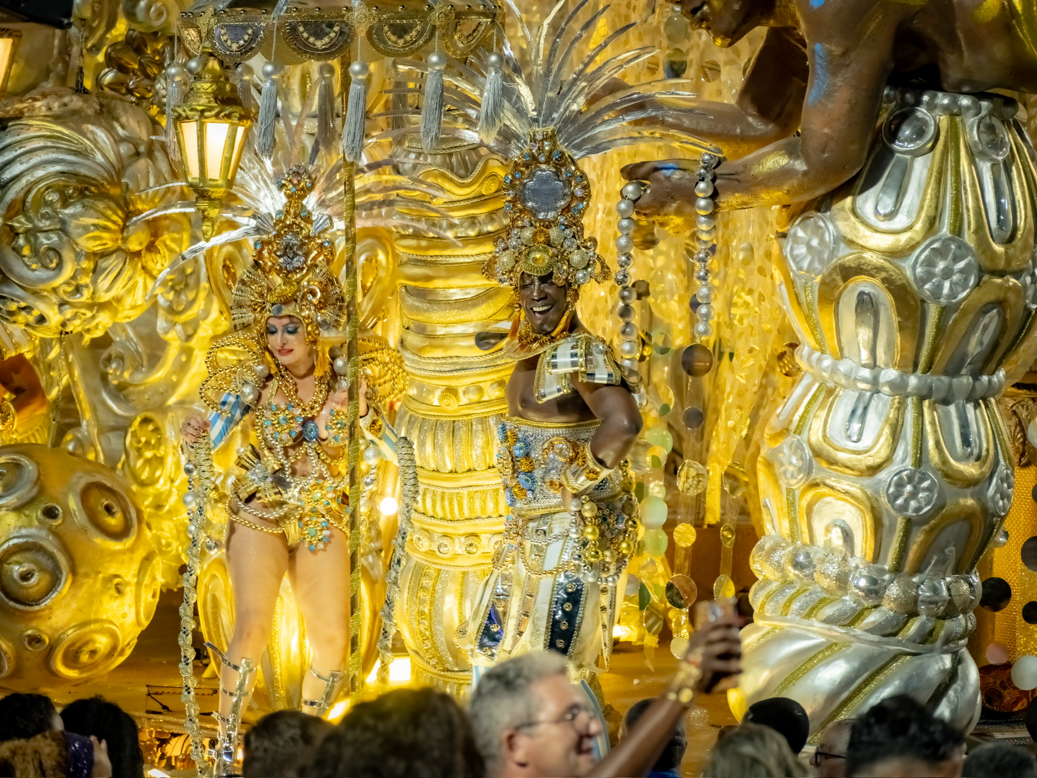 Camilo Zamora, en el Carnaval de Río de Janeiro, en Brasil.