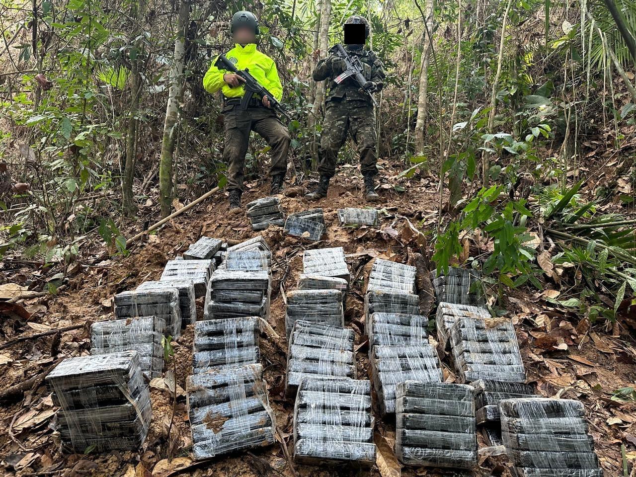 La cocaína estaba avaluada por más de 151.000 millones de pesos