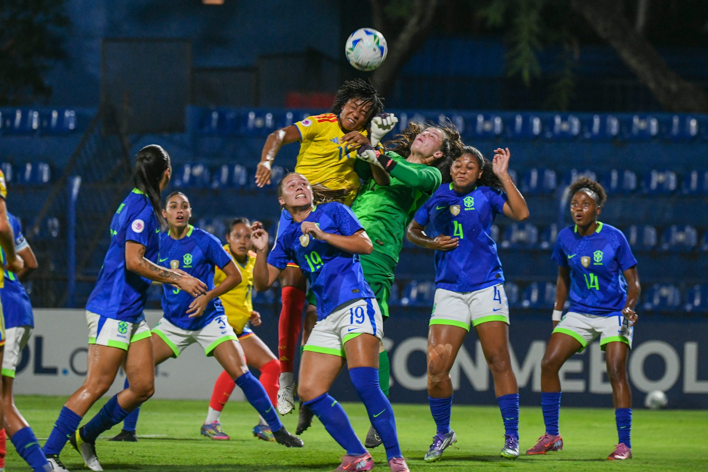 Colombia vs. Brasil, Sudamericano femenino Sub-20