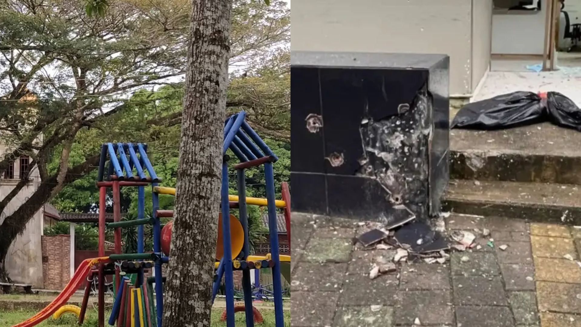 Estación de Policía del corregimiento Rionegro fue atacada por disidencias de 'Calarcá'.