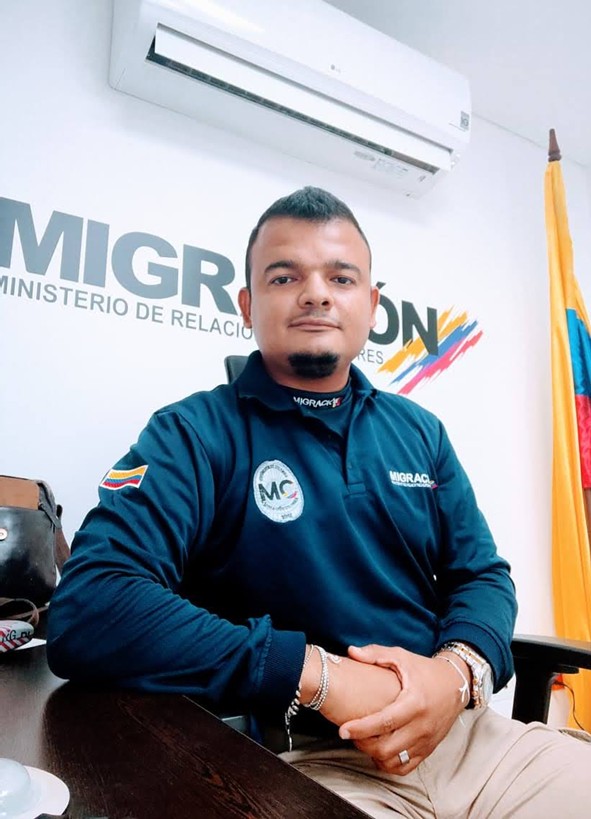 Luis Fernando Ospino Jaime, Oficial de Migración Colombia, Regional Caribe