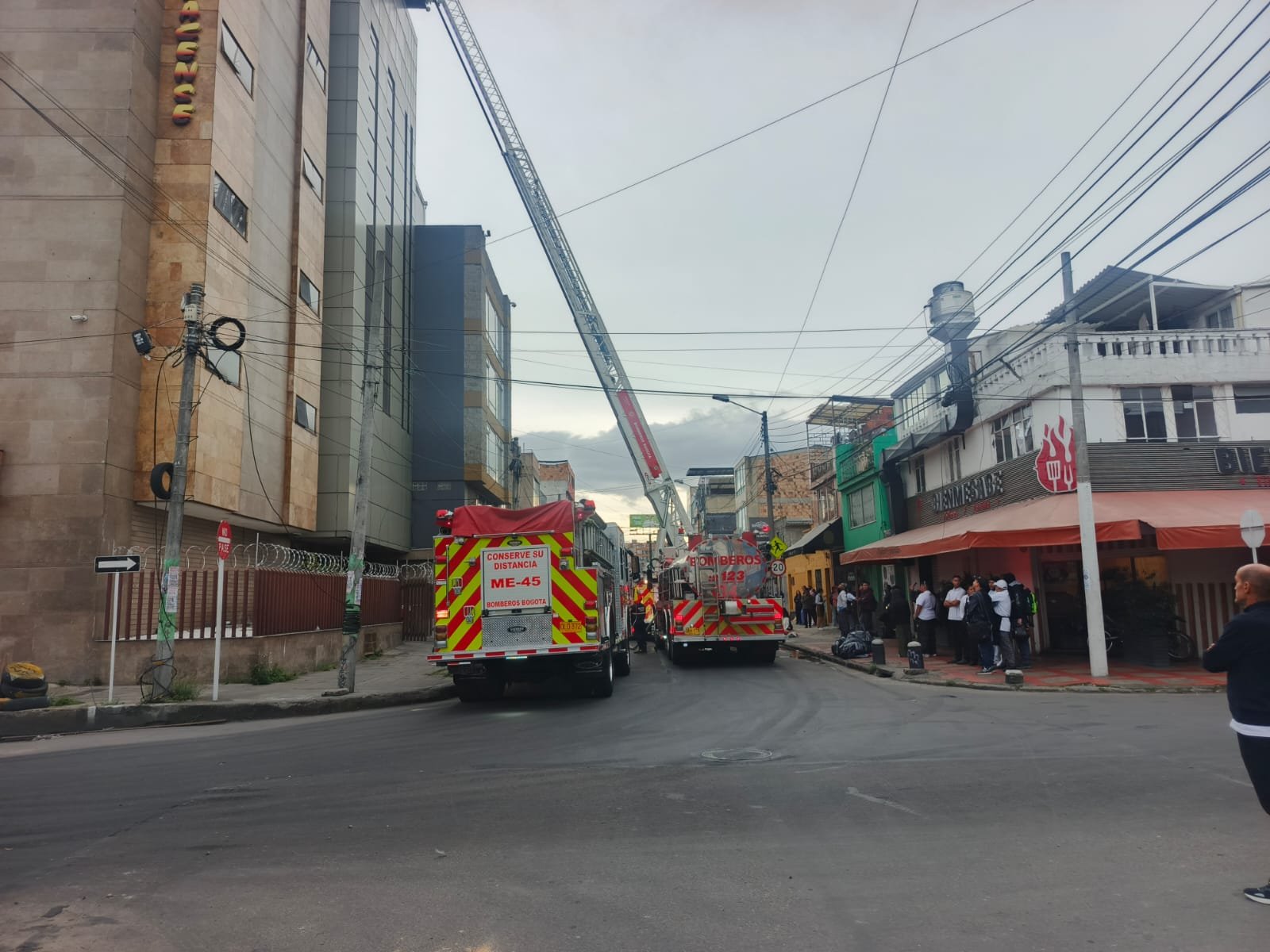Incendio en Bogotá