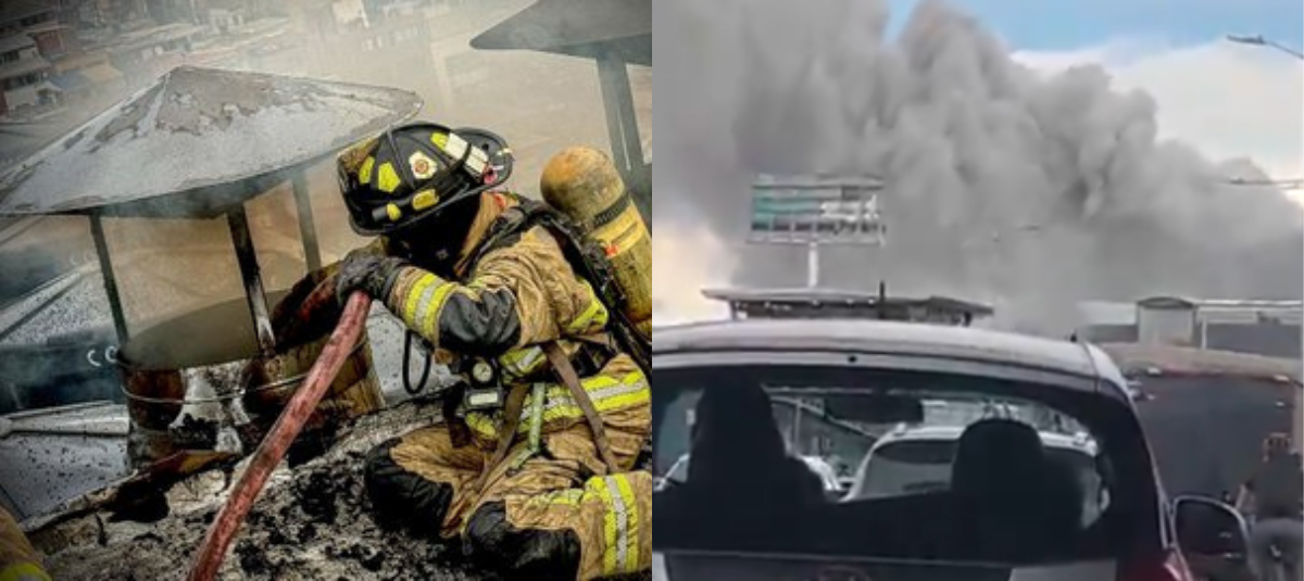 Videos del grave incendio reportado en el restaurante Mi Gran Parrilla Boyacense
