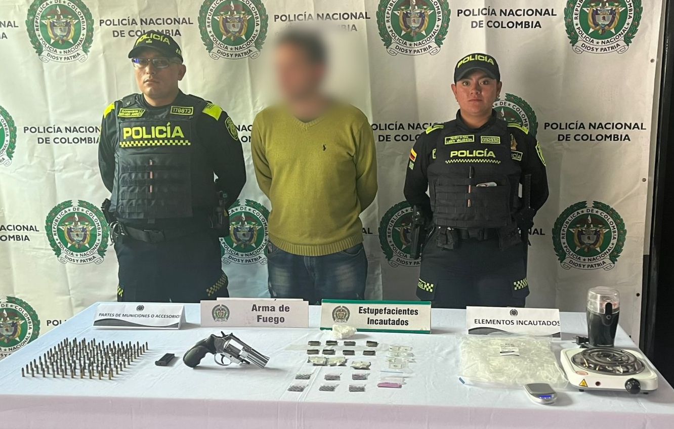 El capturado fue dejado a disposición de la Fiscalía General.