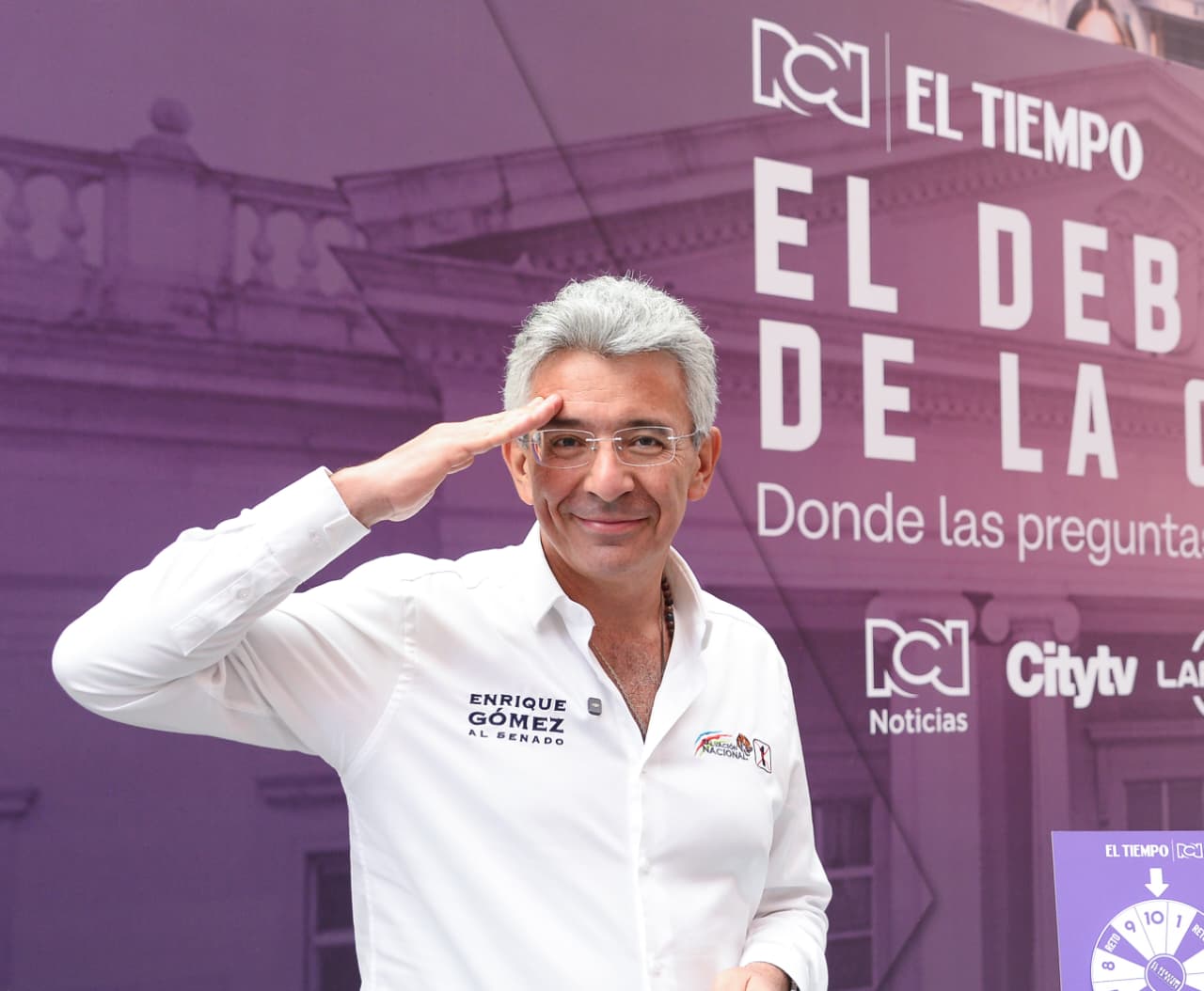 Enrique Gómez, cabeza de lista de Salvación Nacional al Senado