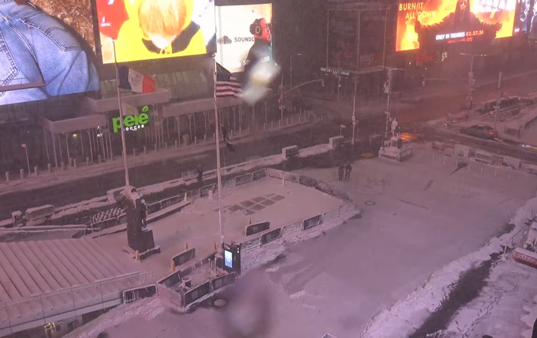 Nieve en Nueva York.