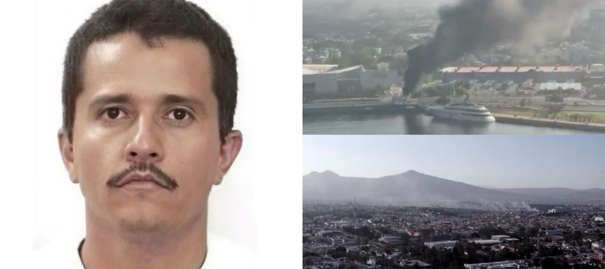 Imágenes aéreas de México tras muerte de alias El Mencho.