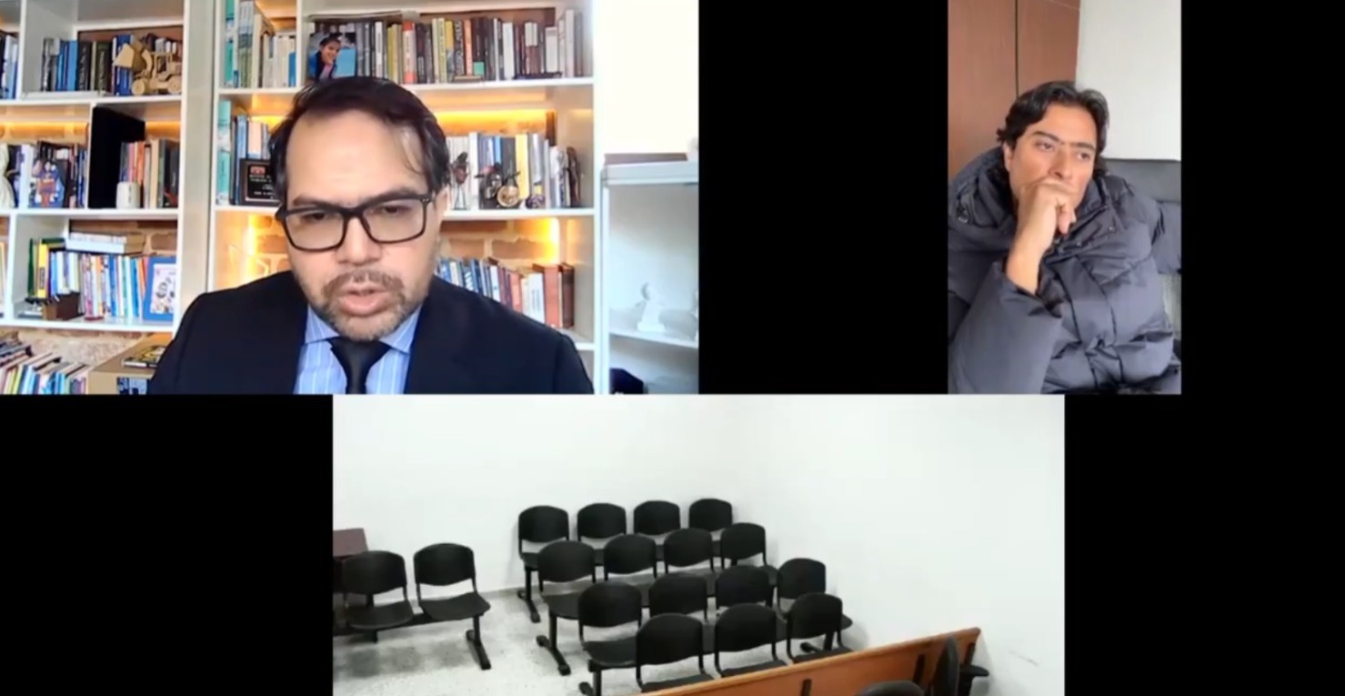 Nicolás Petro Burgos'un duruşması.
