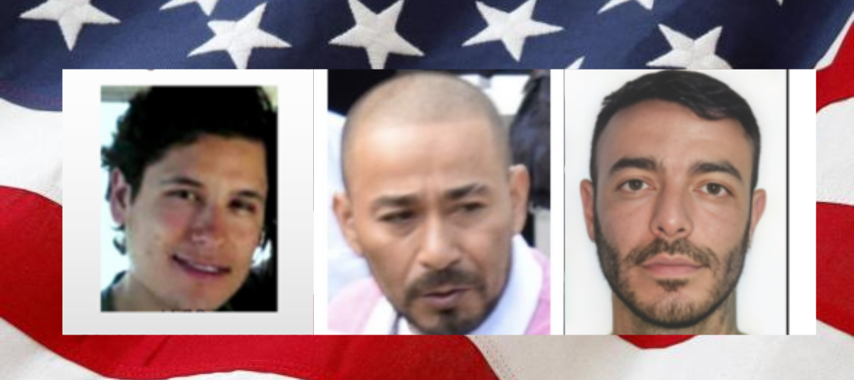 Lista de los criminales más buscados por Estados Unidos.