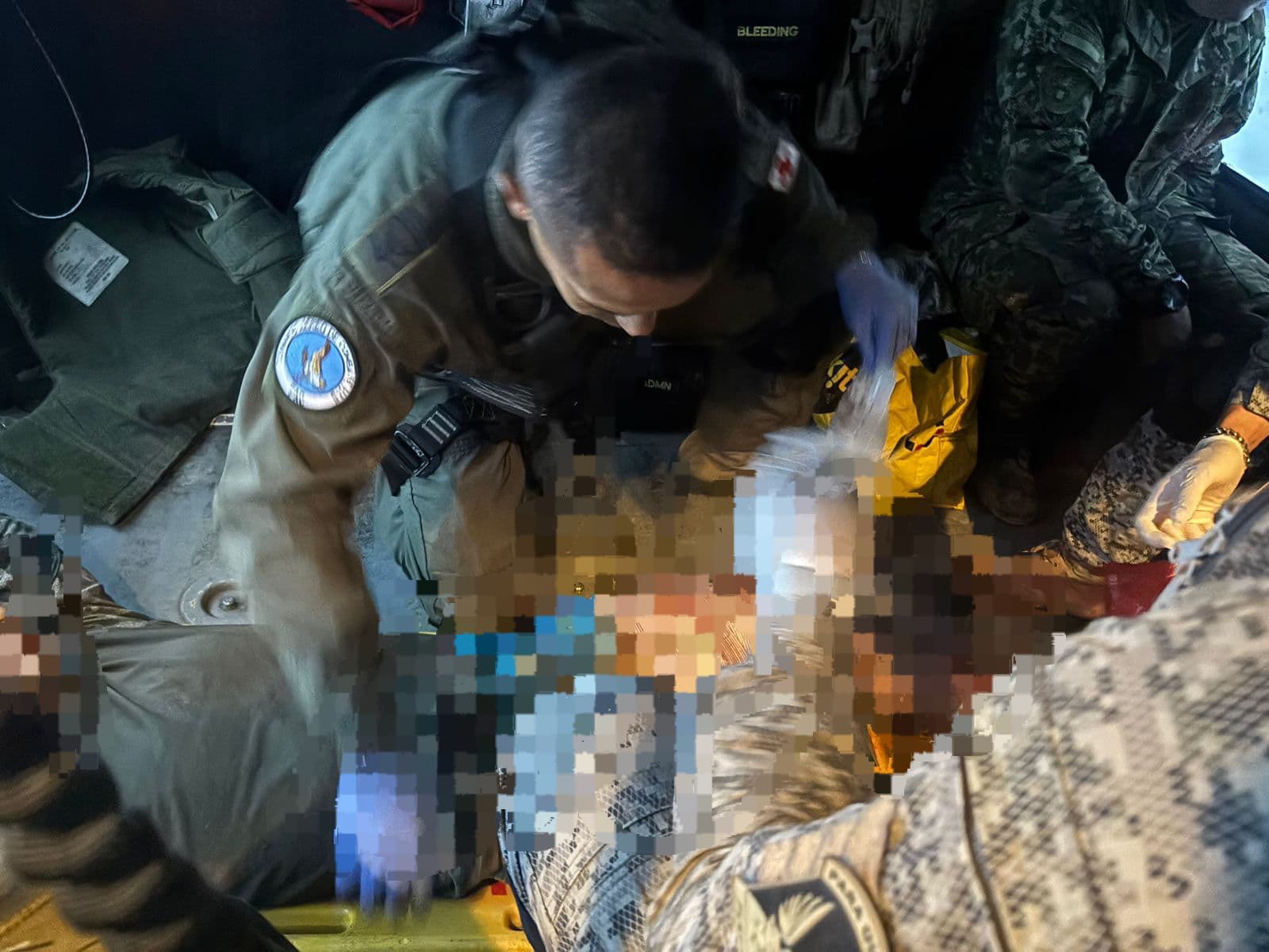 Solados heridos con drones