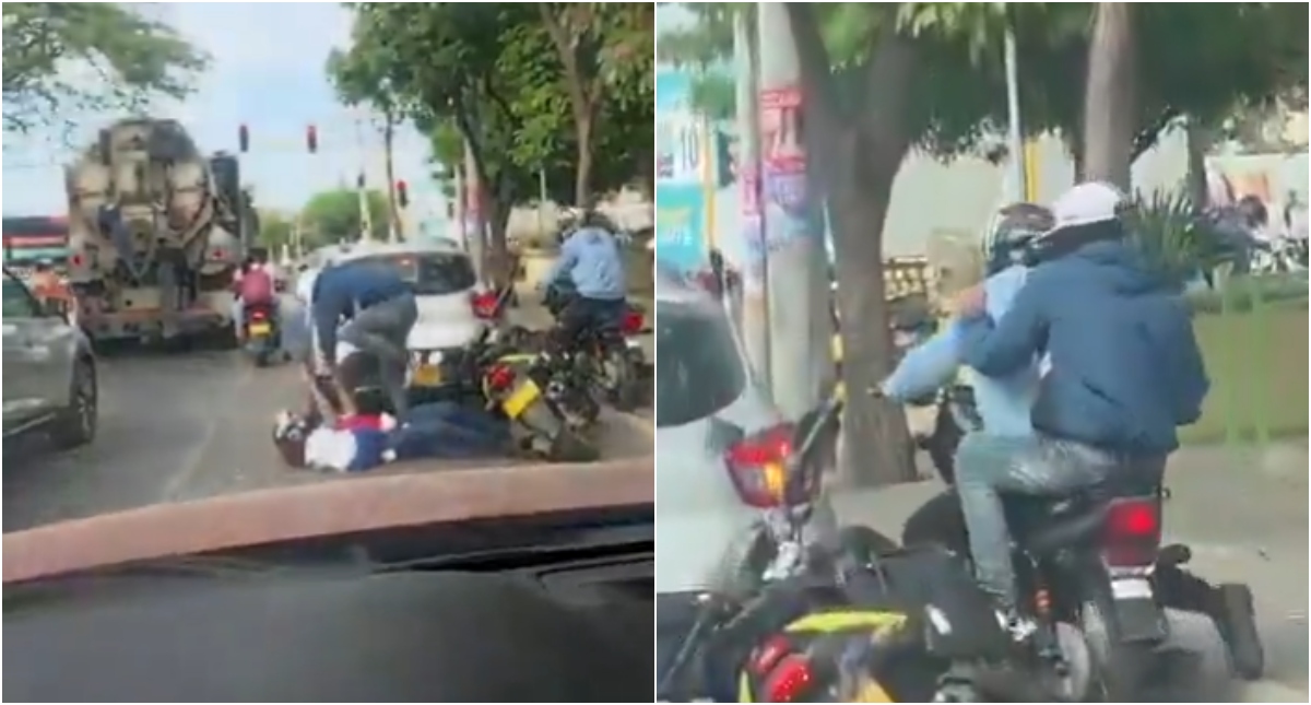 Violento atraco del que fueron víctimas un padre y su pequeño hijo en Santa Marta