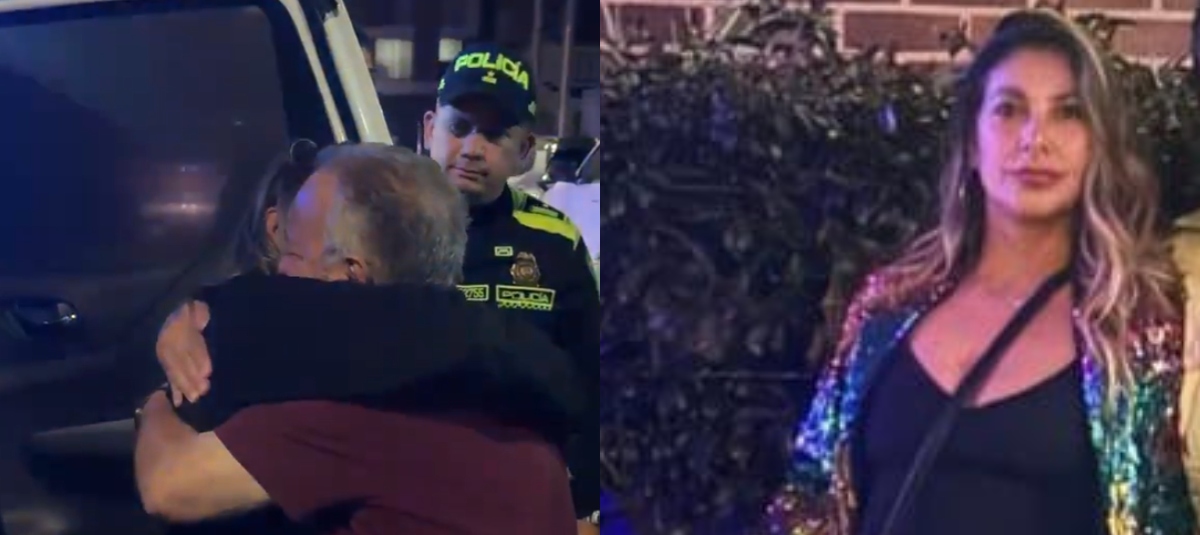 Diana Ospina y su papá