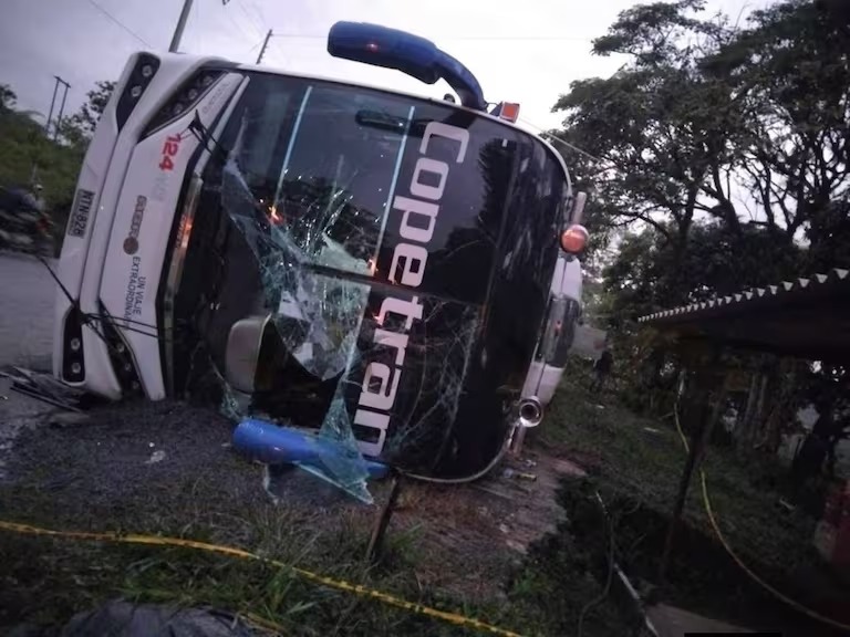 Accidente en San José de Pare