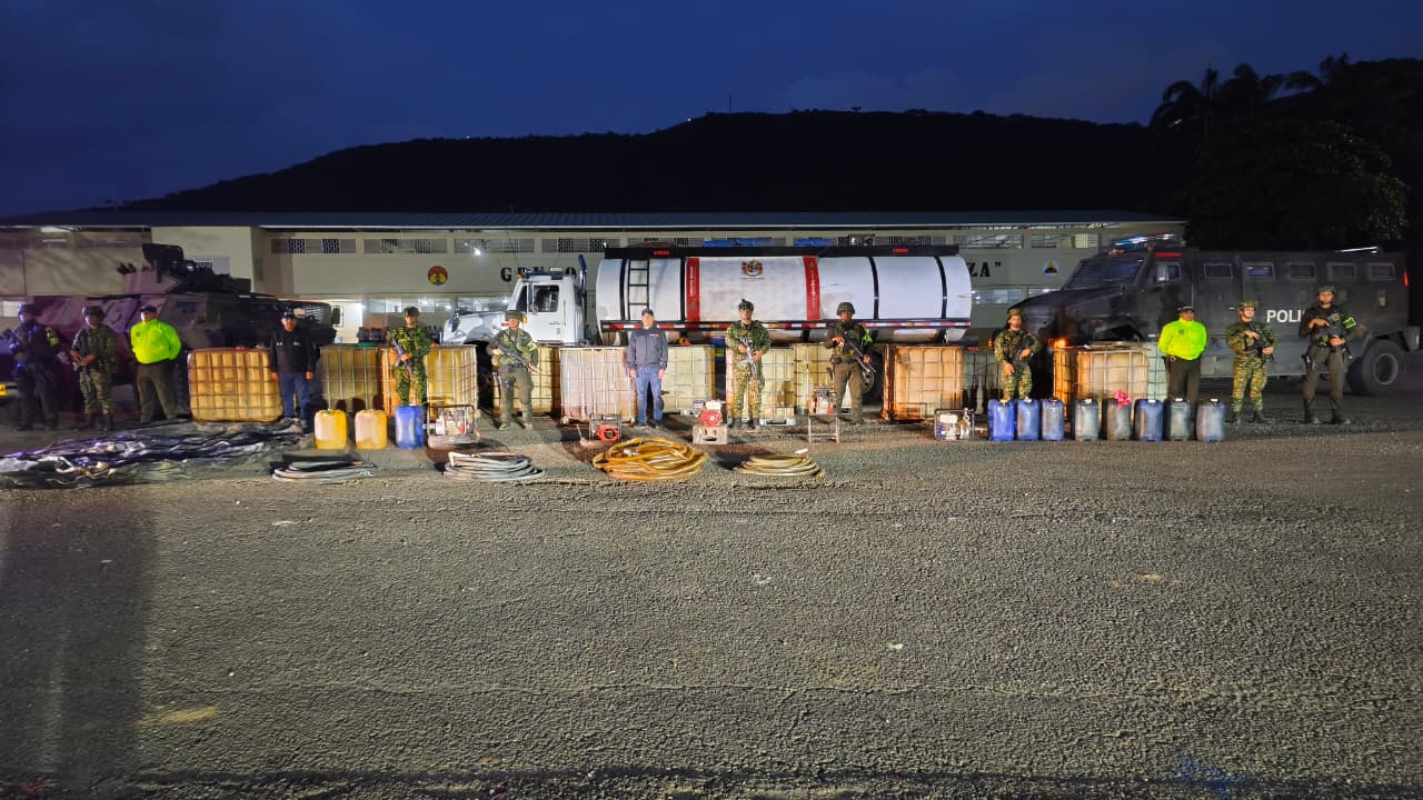 La gasolina recuperada.