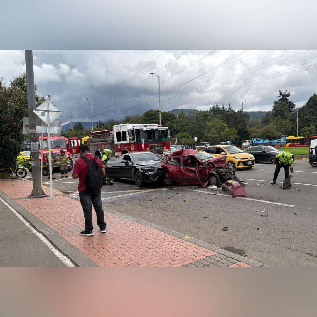 Accidente autopista norte