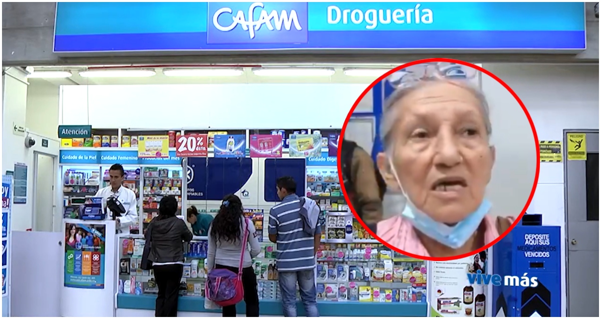 Adulta mayor murió cuando se encontraba reclamando medicamentos en una droguería Cafam en Cúcuta