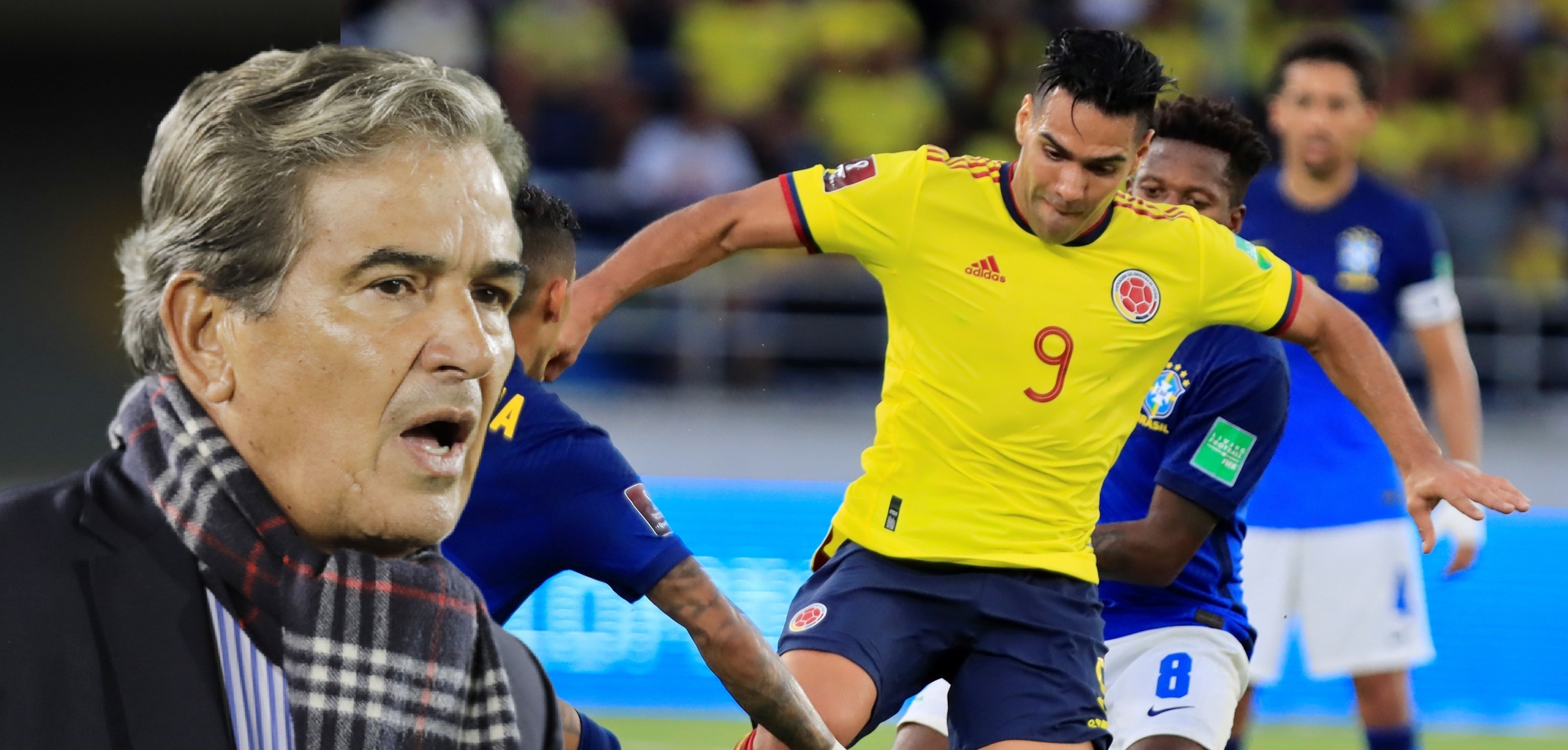 Jorge Luis Pinto y Radamel Falcao García