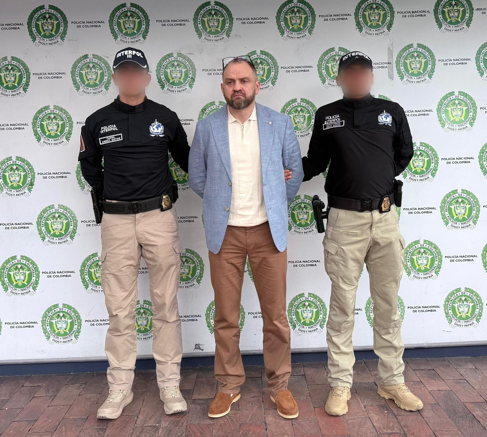 El ruso capturado en El Dorado.