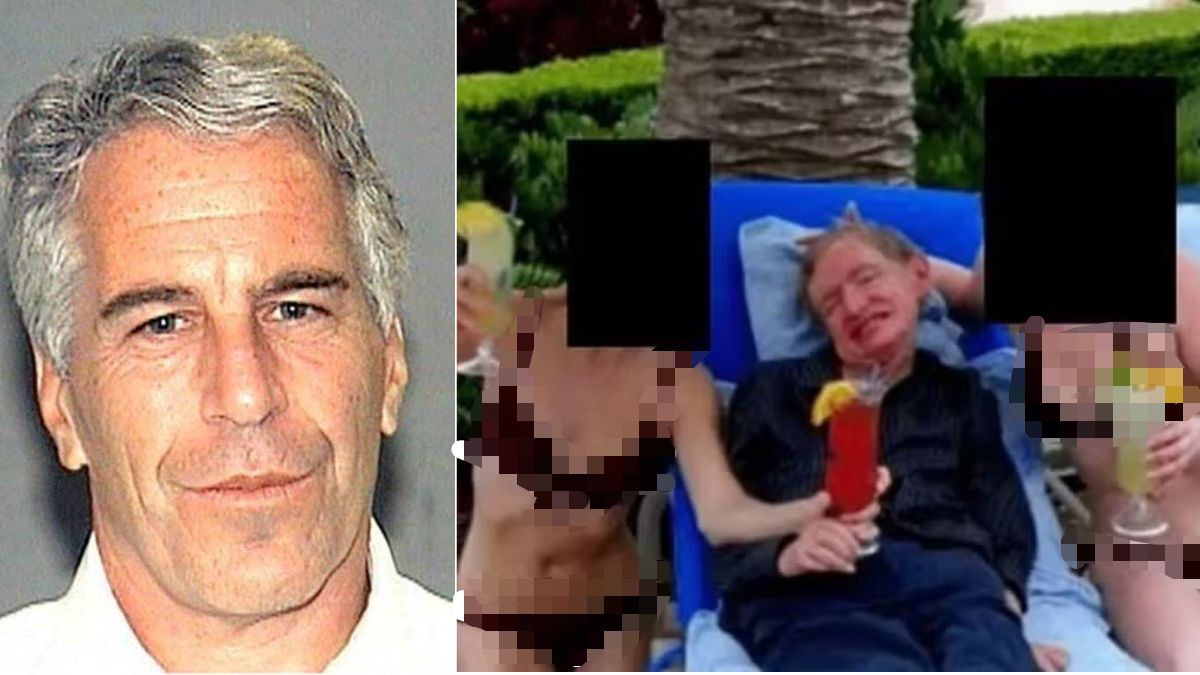 Stephen Hawking en isla de Jeffrey Epstein