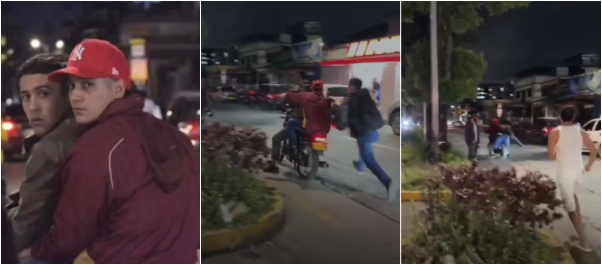 Video del momento en que le roban el celular a periodista.
