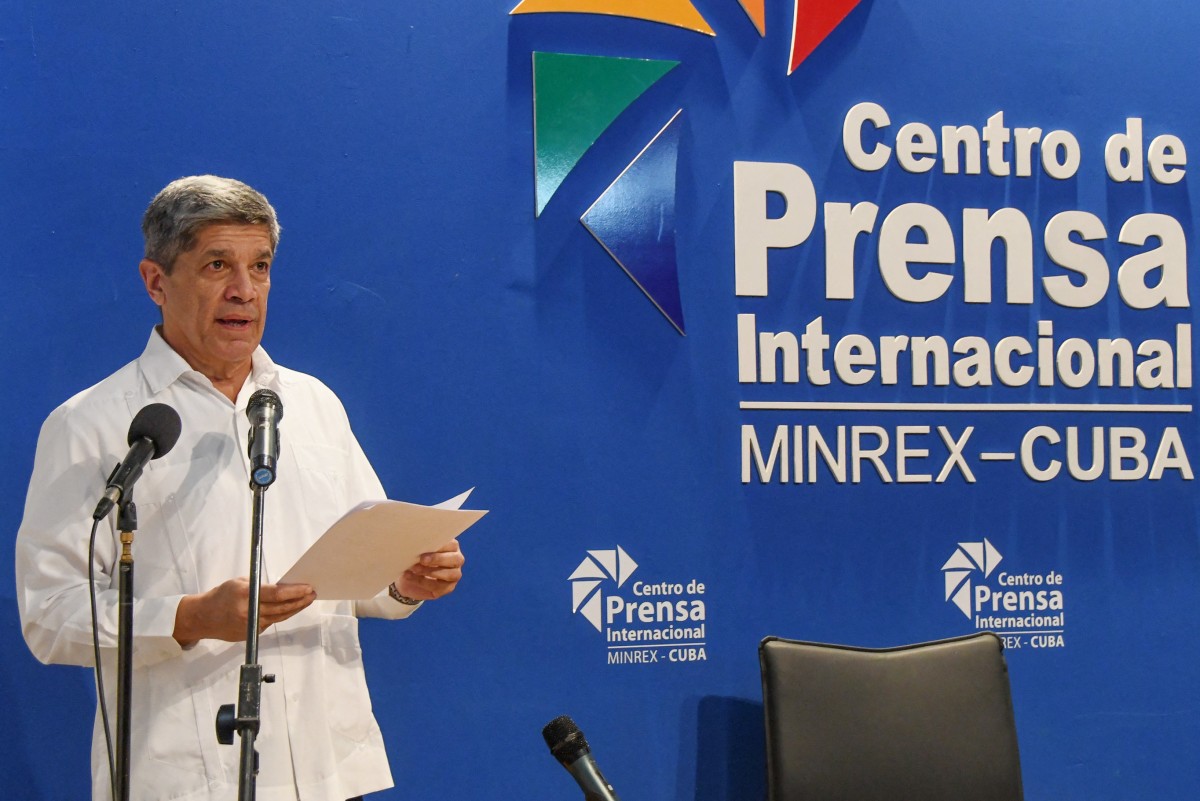 El viceministro de Relaciones Exteriores de Cuba, Carlos Fernández de Cossío