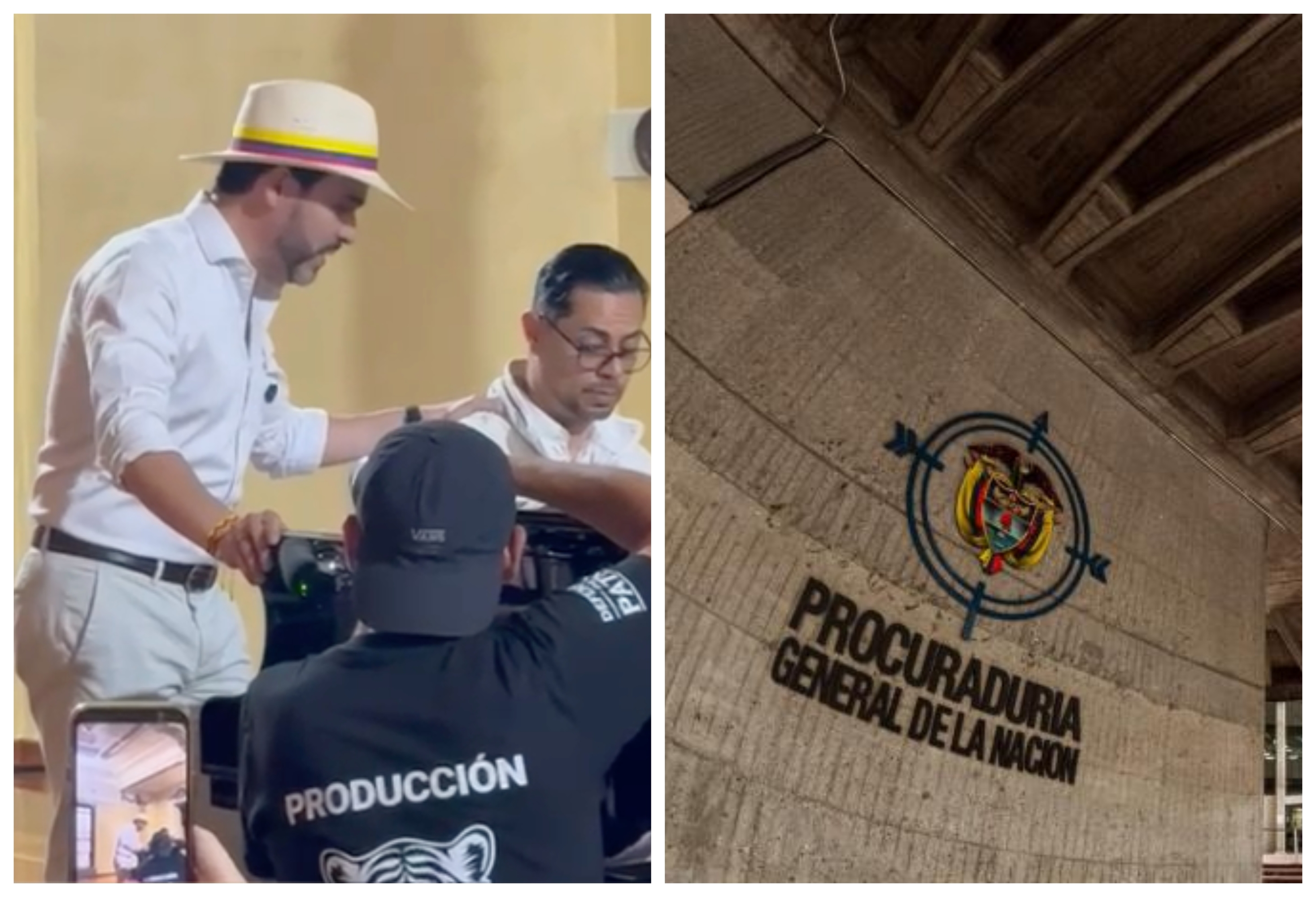 El rector le permitió cantar a Abelardo De la Espriella al interior del conservatorio.