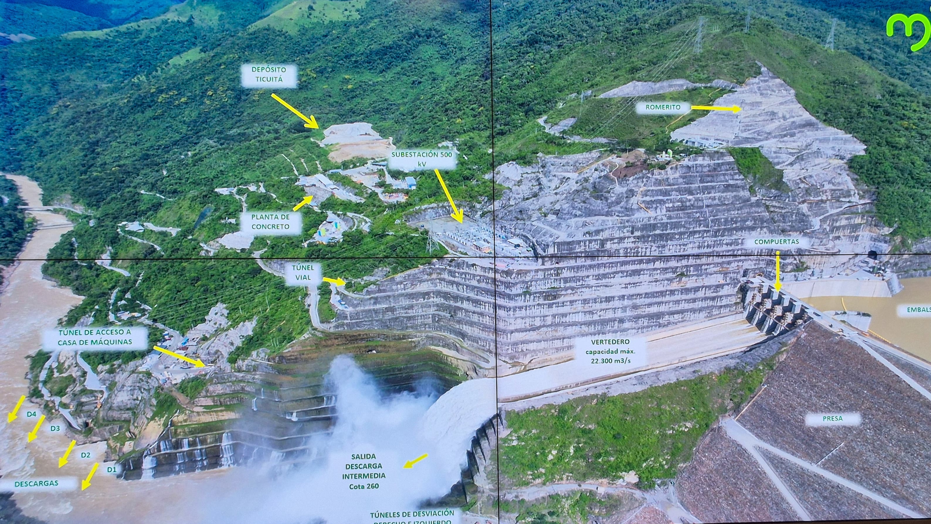 Hidroituango: UNGRD y EPM evalúan riesgos por crecientes del río Cauca