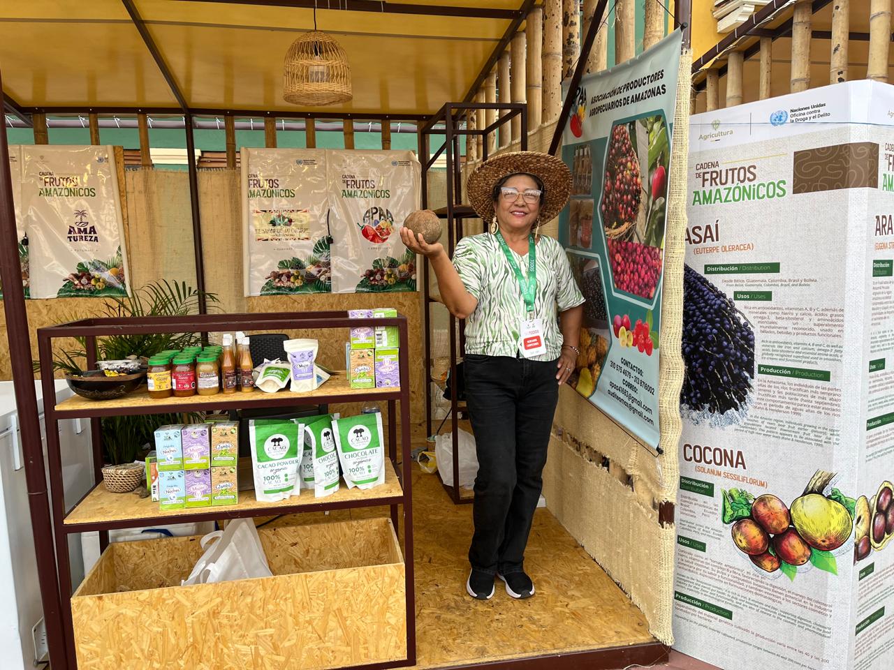 Mariela Velosa Souza presenta sacha inchi, una semilla nativa de la Amazonía que hoy se materializa en Sacha Energy