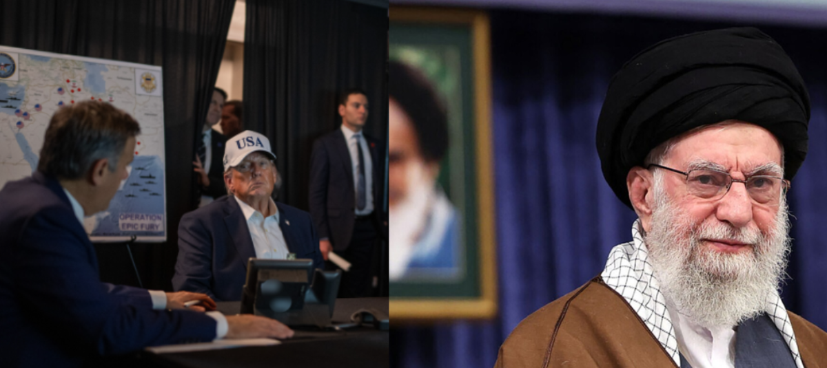 El mandatario afirmó que el líder de Irán murió.