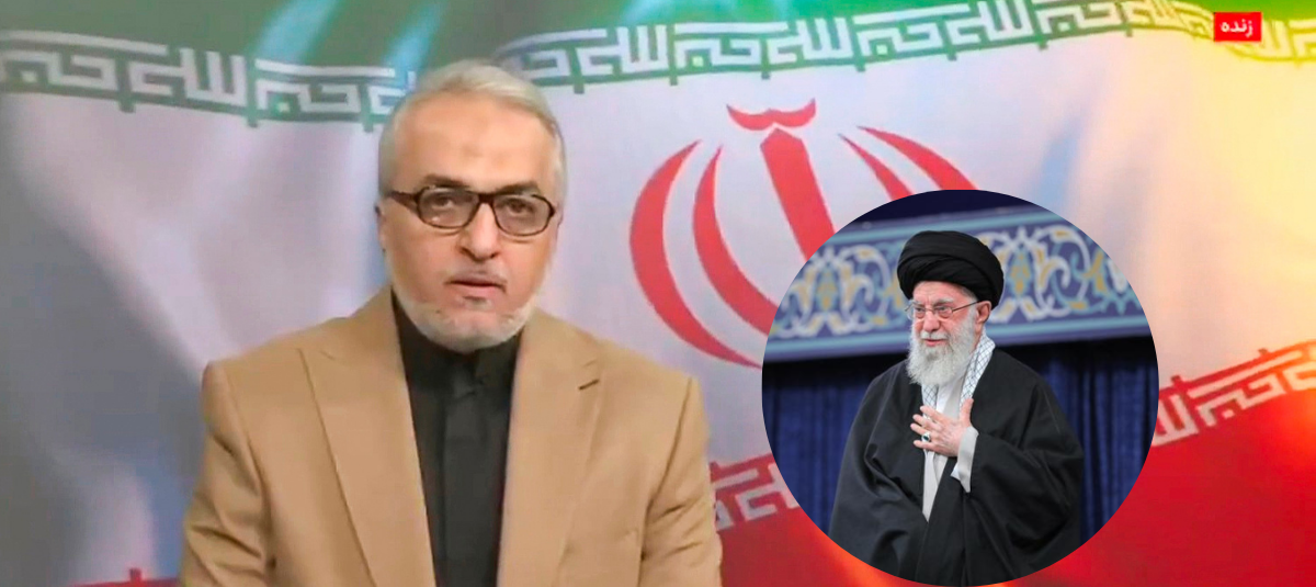 Momento exacto del anuncio de la muerte de Jamenei.