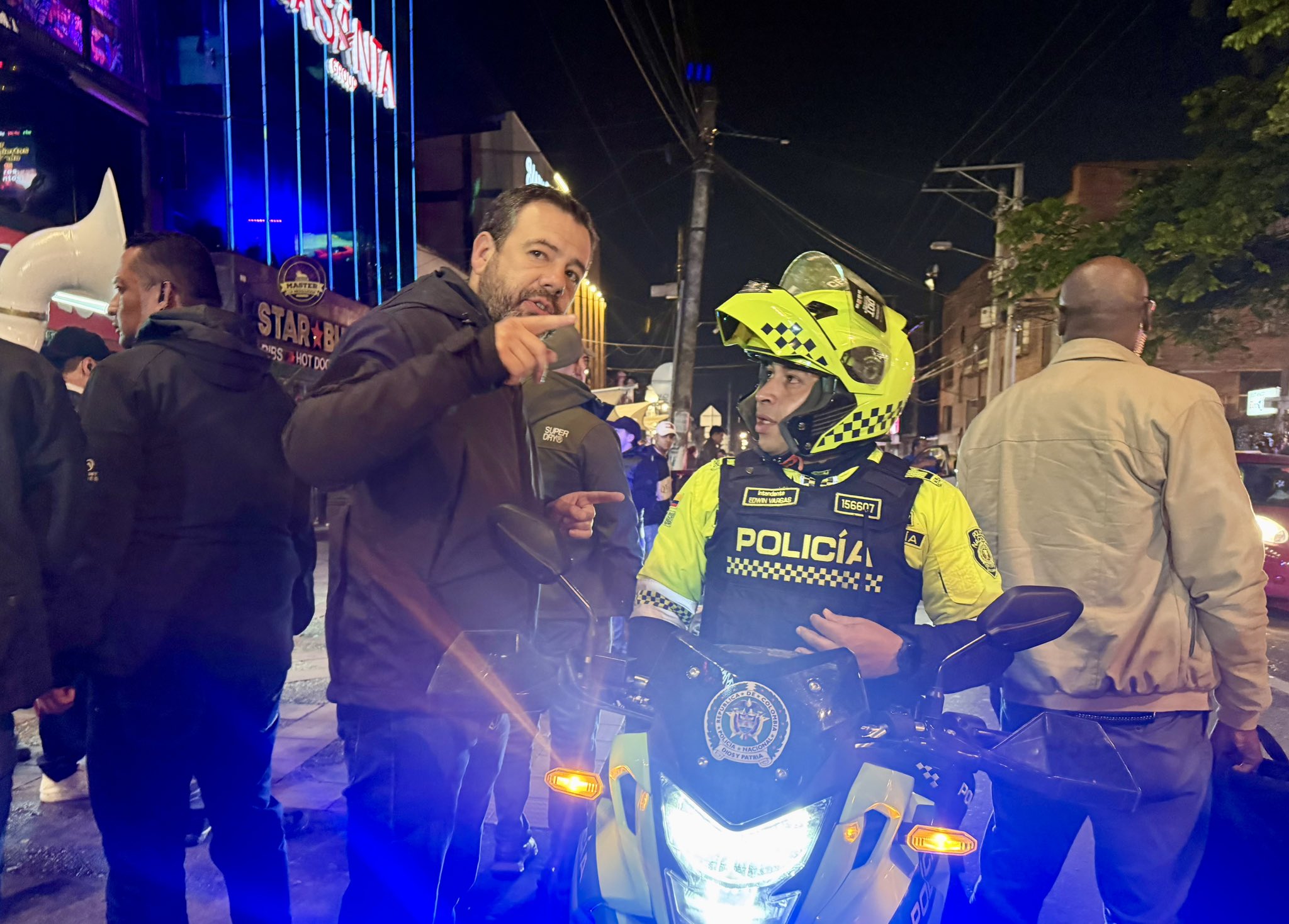 Operativo en las zonas de rumba de Bogotá