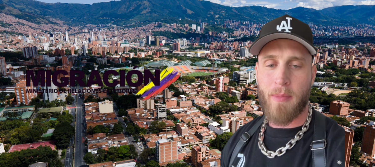 Chet Hanks, hijo de Tom Hanks, quedó varado en Medellín.