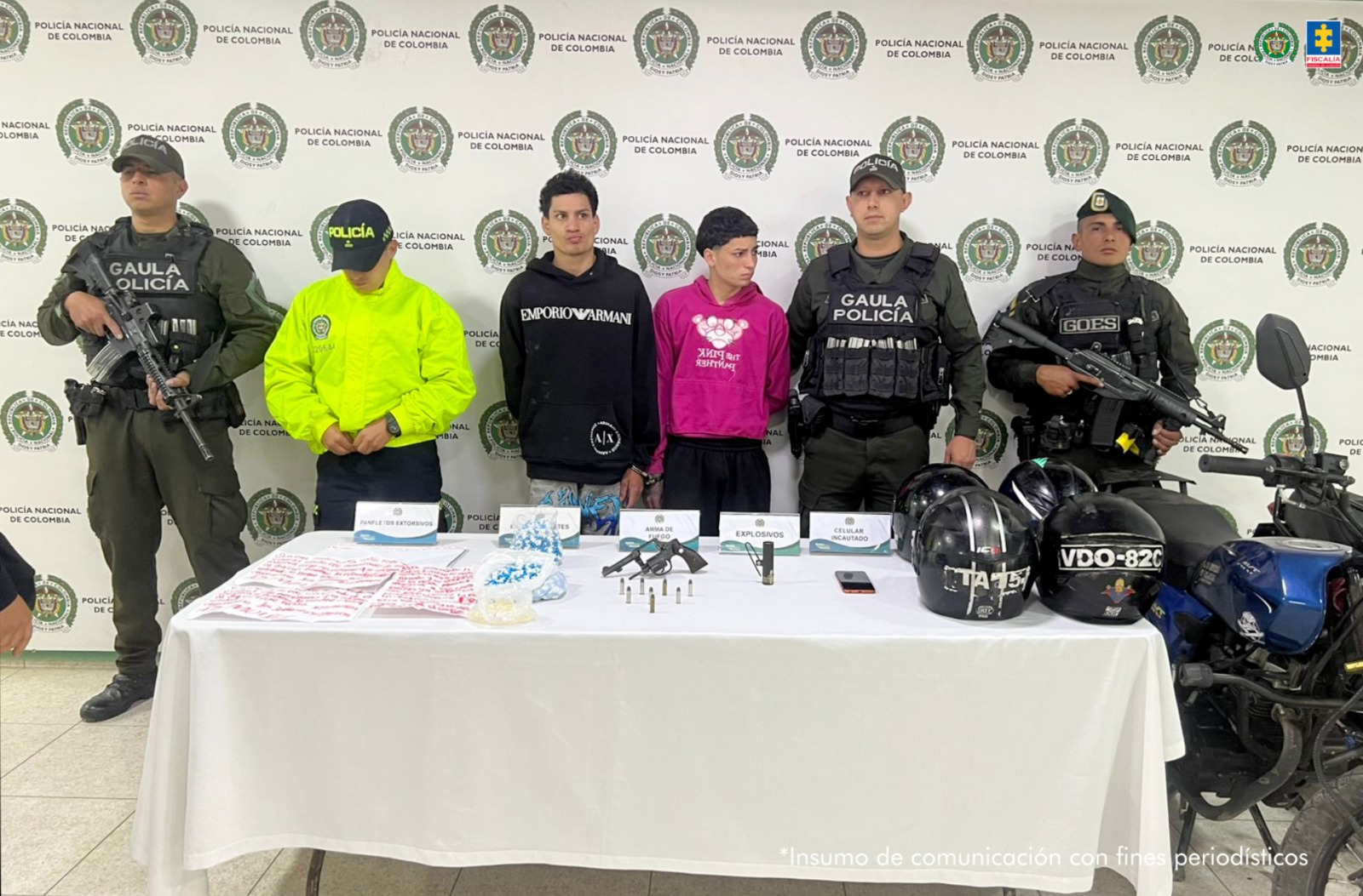 Las capturas se realizaron en el barrio Los Olivos II.