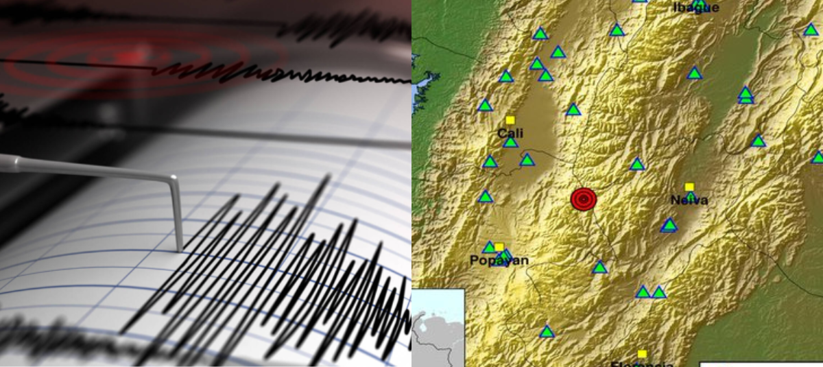 Temblor hoy en Colombia
