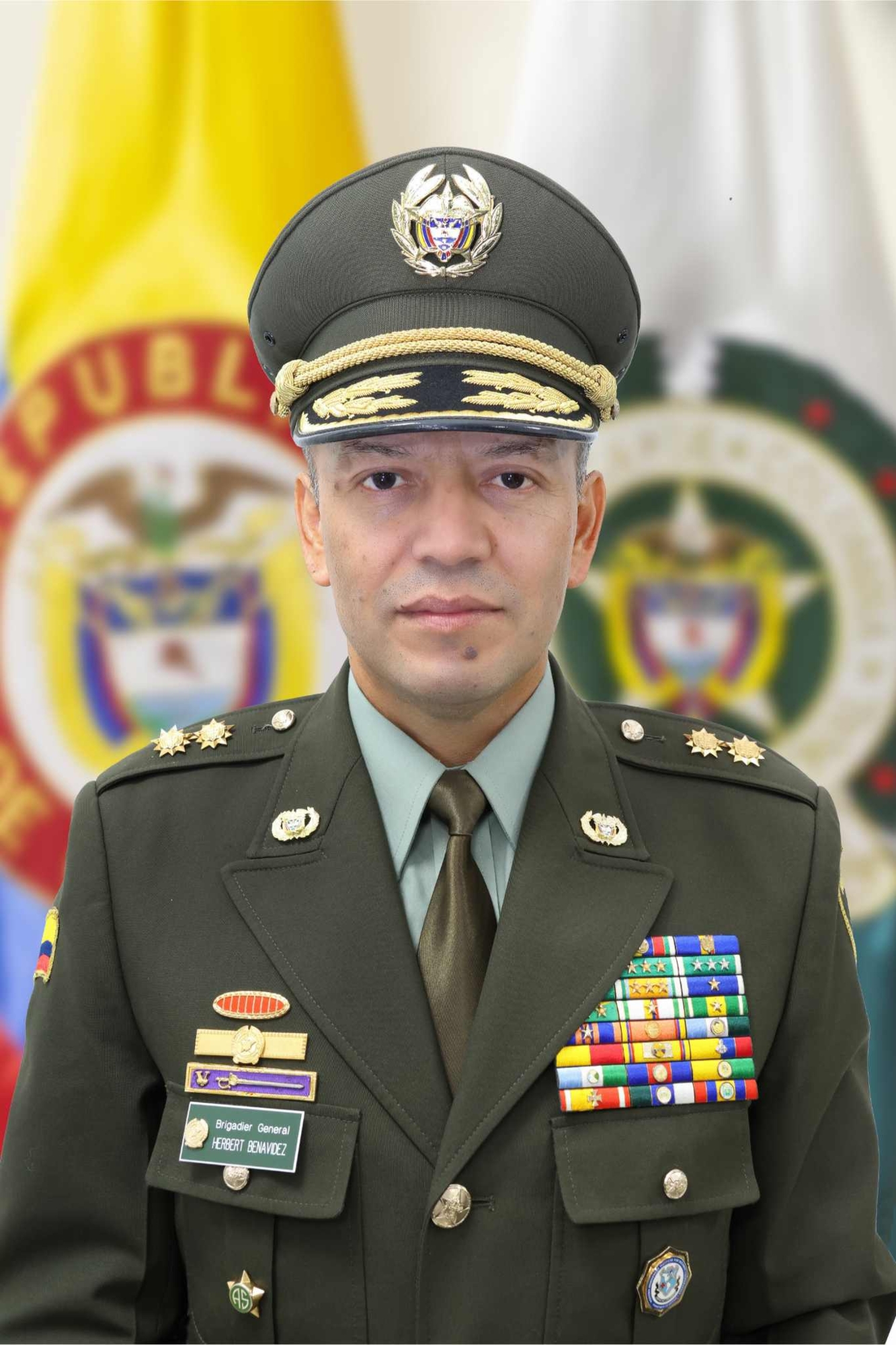 General de Brigada Herbert Luguiy Benavídez Valderrama.