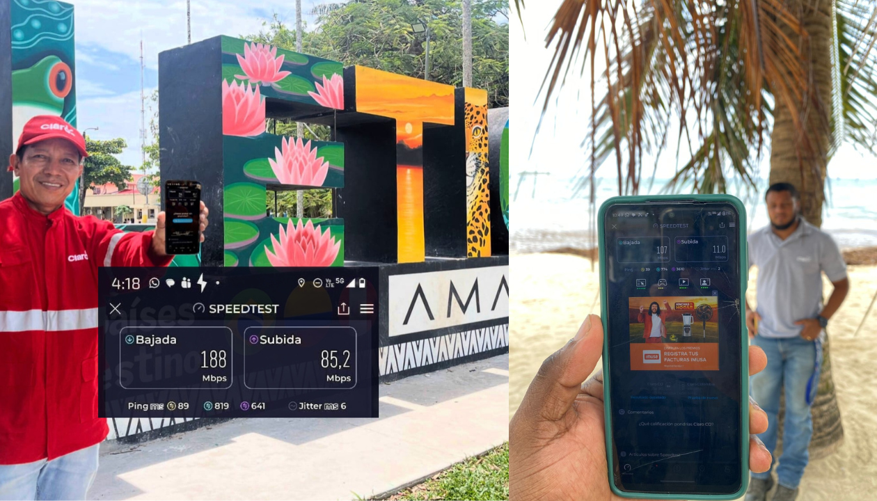 Red 5G en Leticia y San Andrés de Claro