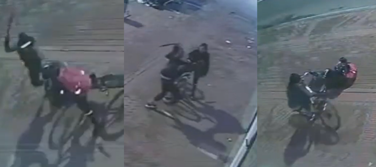 Atraco con machete en Engativá