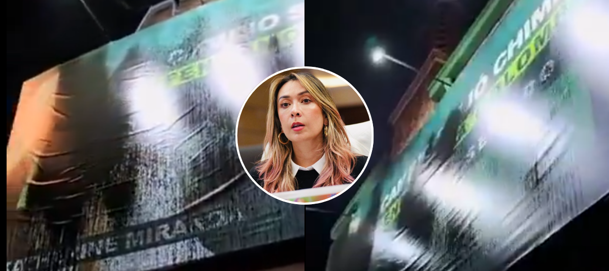 Katherine Miranda denuncia que su sede de campaña en Chapinero, en Bogotá, fue vandalizada