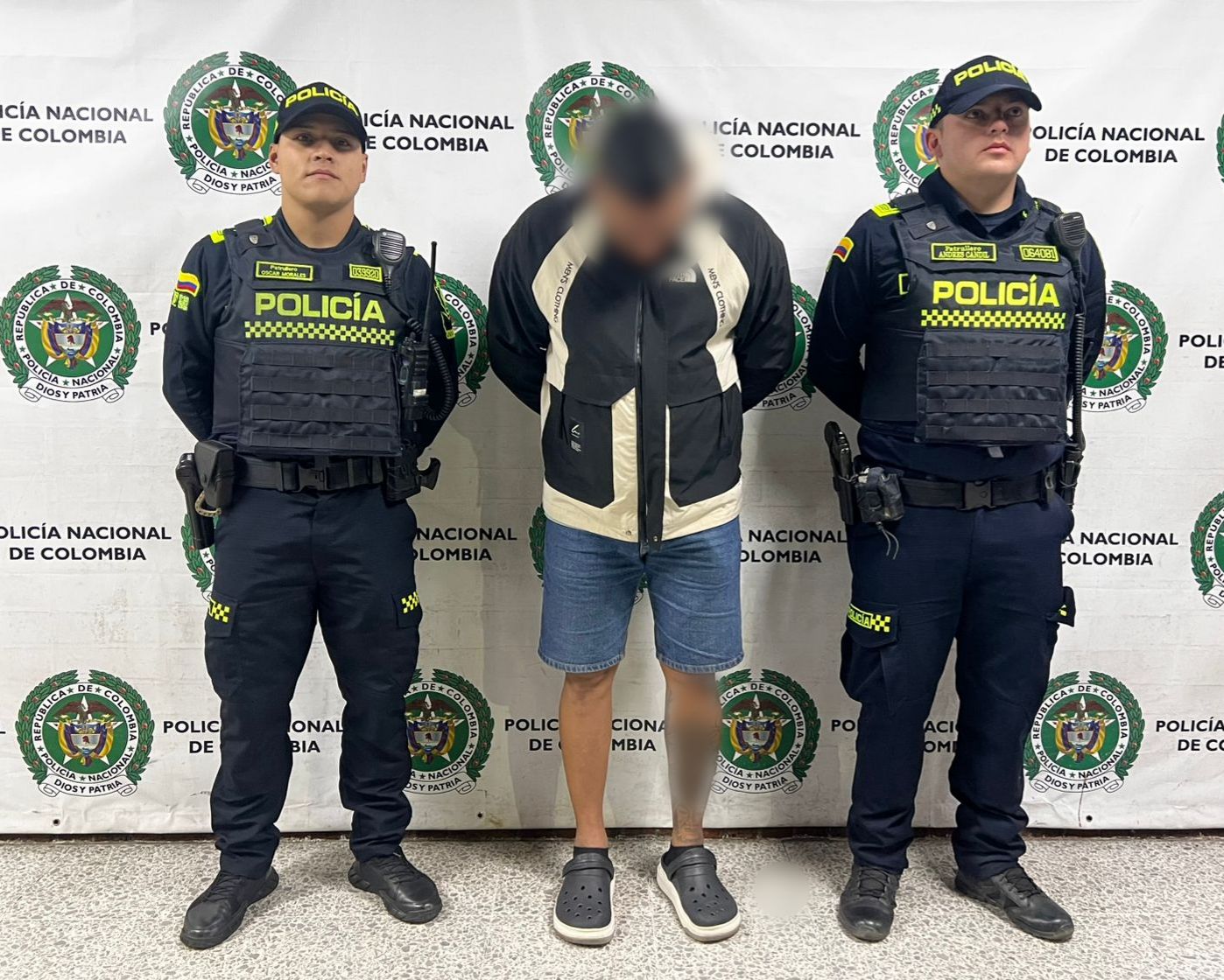 Jonathan José Rivaldo Roa, alias ‘Choco’, fue capturado en la localidad de San Cristóbal tras un homicidio ocurrido dentro de un billar.