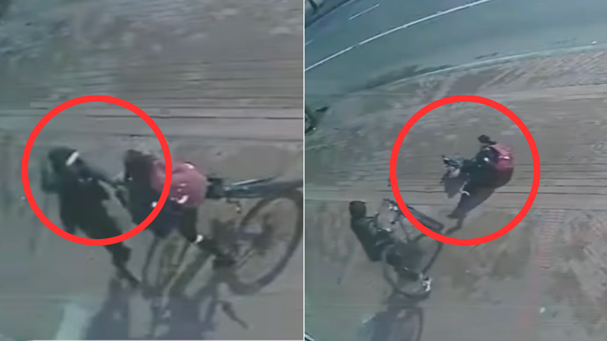 Robo con machete en Bogotá